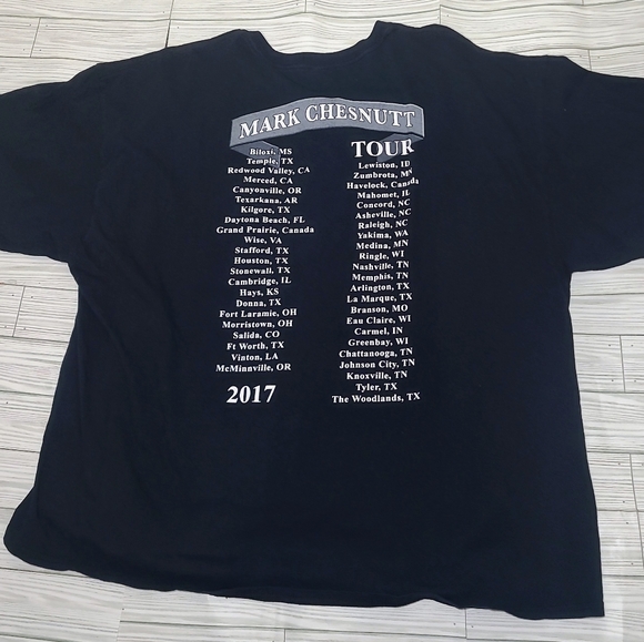 Mark Chesnutt Country Concert T-Shirt Tee Size 3X XXL - Picture 3 of 7